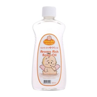 유아케어 리치 베이비 아로마 오일 465ml 피부보습, 1개