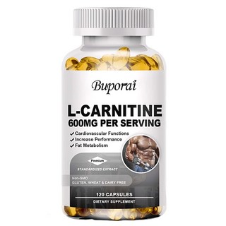 BUPORAI 左旋肉鹼 600毫克 60/120粒膠囊 美國製造, 120粒