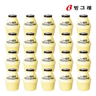 빙그레 바나나맛우유 무가당 16개, 20개, 240ml