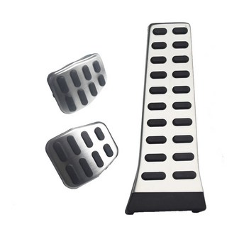 브레이크 액셀 페달 패드 커버 케이스 현대 ix35 소나타 미스트라 산타페 기아 K5 옵티마 소렌토 2014 20, 02 빨간