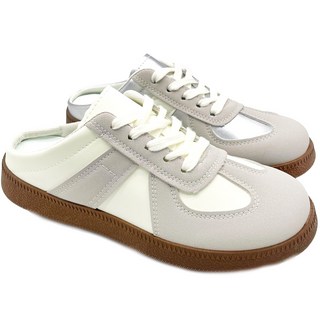 中性款休閒穆勒鞋 德訓穆勒鞋 綁帶 方便穿脫 時尚百搭