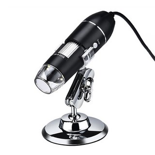 WIDE VIEW 三合一1600倍高清數位顯微鏡(X1600)，寬視野LED照明，手機電腦連接，微觀世界探索, 1個