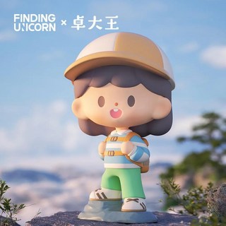 【M.M小舖】盒玩 尋找獨角獸 卓大王 妙趣環遊系列 公仔 盲抽 盲盒 6款 徒步山海 1/2 W2A05, 1個, 6款/徒步山海 1/2 W2A05