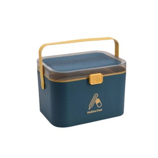 비브랜드 가정용 구급함 구급약상자 의약품가방 중형, 중형 터키블루