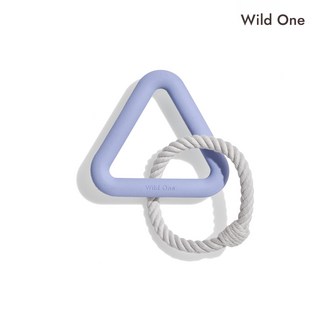 와일드원 강아지 장난감 터그 노즈워크 공놀이 이갈이 로프 강아지 퍼즐 토이 / 뉴욕에서 온 글로벌 프리미엄 펫 브랜드, 1개, 3-4.트라이앵글터그_문스톤