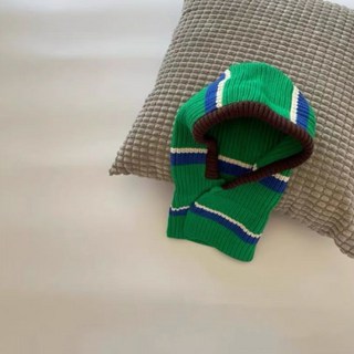 【有米•Studio】巴拉克拉法帽女秋冬季韓國套頭保暖針織毛線帽粉色帽子圍巾一體潮