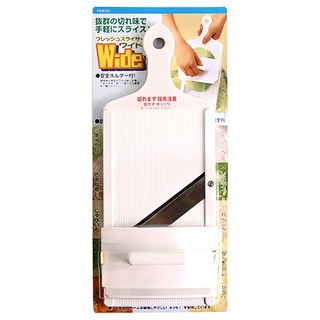 시모무라 와이드 양배추 채칼 + 안전홀더 세트 FSW-01, 화이트, 1세트