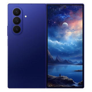 갤럭시 Z 폴드 7 블루 쉐도우 접은 모습