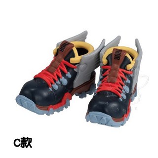 BANDAI 轉蛋 扭蛋 MARVEL鞋子收集 漫威 鋼鐵人 美國隊長 索爾 洛基 鞋子 全4款, 1個, C款/索爾 2I221