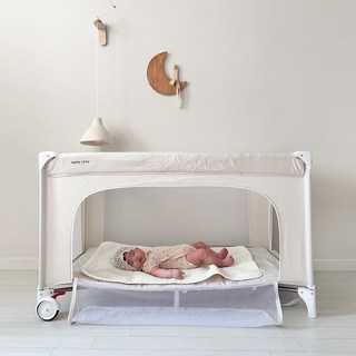 베베코지 유아 신생아 아기 휴대용 침대 오픈형