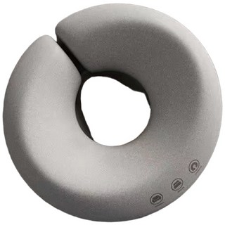 推拿按摩床U型枕, 灰/藍/粉, 1個