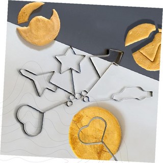 달고나 뽑기 모양틀 별 하트 삼각형 동그라미 스테인리스 홈베이킹 쿠키틀 제과용품 수제간식, 상세페이지 참조, 1개