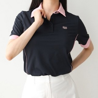 베러투데이 여성 골프 핑크 배색 배드민턴 웨어