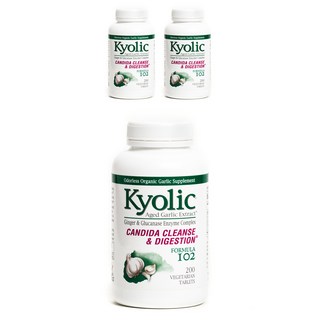 Wakuaga Kyolic熟成大蒜萃取素食膠囊, 200顆, 3罐