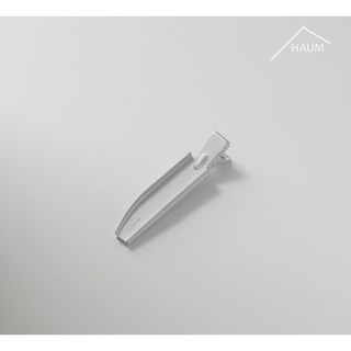 HAUM 韓國髮根熱塑夾 蓬鬆髮根造型夾 灰色, 1個, 髮根熱塑夾（灰）