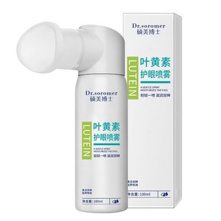 Dr.soromer 葉黃素護眼噴霧 溫和不刺激 改善乾澀酸脹紅血絲 深層清潔 舒緩乾澀酸脹 滋潤雙眸 100ml, 1件, 葉黃素護眼噴霧100ml