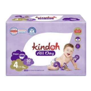 킨도 프리미엄 뉴올데이 밴드형 기저귀, 4단계, 30매