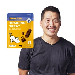 퍼피즈 강형욱 저알러지 노즈워크 강아지 간식 뽀상 트레이닝 트릿, 1개, 50g, 오리