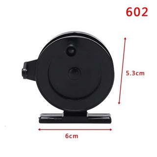 플라이 낚시용 플라스틱 얼음 겨울 낚시 릴 역 회전 제동 그램 휠 도구, 602, 1개