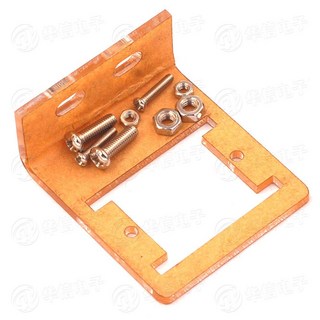 AI電子 探頭支架HC-SR501，人體紅外感應模塊專用，熱釋電傳感器支撐架，穩固耐用易安裝, 1個