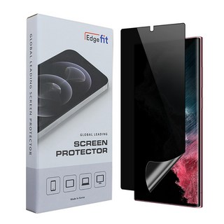 엣지핏 PET EPU 유리코팅 사생활 정보보호 액정보호필름 2매, 1개