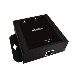 CHANG YUN PoE分離器 12V電源數據分離器 支援多千兆網路 壁掛式安裝, 1個, POE-PD04S-12V