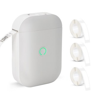 콜콜러브 휴대용 미니 네임스티커 감열식 라벨프린터 라벨기 (라벨지3개포함), 1개, D11s