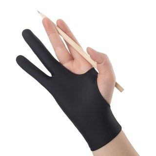 컴잇 드로잉장갑 타블렛 아이패드 태블릿 그림 터치방지 패드 5pcs, 블랙