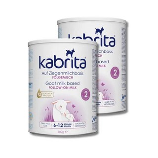 카브리타 산양 분유 6 - 12 중기 2 단계 800 g x 2, 2개, 800g