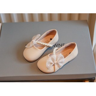 啾蒂家 女童軟底珍珠娃娃鞋