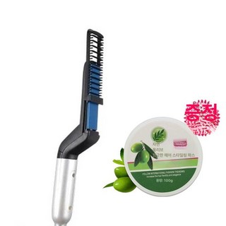 남자옆머리누르기 생머리 뜬머리 셀프 직선 머리 고데기, 기본 모델명/품번, 클래식 블랙 스타일 빗헤어 왁스