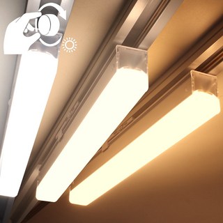 디밍 LED 티라인 레일조명 1200mm 30w 밝기조절 T7 T8 레일등 플리커프리 라인조명, 1개, 화이트바디-전구색(3000K)