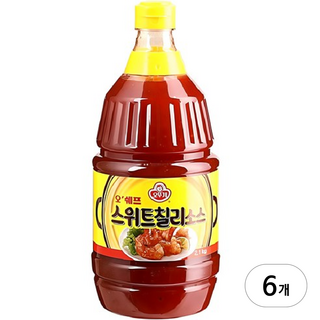 오뚜기 오쉐프 스위트 칠리소스, 2.1kg, 6개