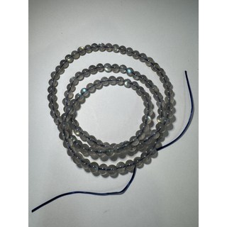 天然拉長石圓珠散珠，DIY手工飾品配件材料，能量水晶圓珠