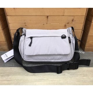 THE TOPPU 韓國尼龍側背包 輕便斜背包 男女適用, 灰色 (TP1130325)