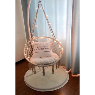 실내 그네의자 가정용 쇼파 소파 둥지 카페 흔들, 1세대 해먹의자곡형 스탠드 구매 시 4개