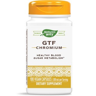Nature's Way 然萃維 GTF鉻素食膠囊, 100顆, 1罐