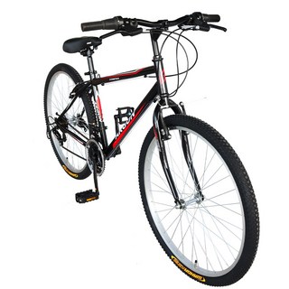 [지멘스 자전거][2025 신제품 입고] 지멘스 아르곤 로빈 일상용 자전거 21 단변속 출퇴근용 학생용 MTB자전거 26인치 24인치, [24인치]아르곤 블랙/레드_미조립박스, 1개, 170cm