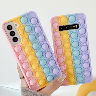 갤럭시A53 푸쉬팝 버블 팝잇 톡톡케이스
