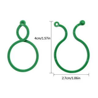 S/L 정원 포도 나무 달아서 클립 식물 번들 버클 링 홀더 토마토 스탠드 도구 10-50Pcs 장식 Acc, 30pcs, green S