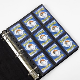 Sanseking 豪華彩色皮孔夾活頁高級卡冊 9格大容量收藏冊, 【搭配】九格橙色pu孔夾+50活頁, 1個