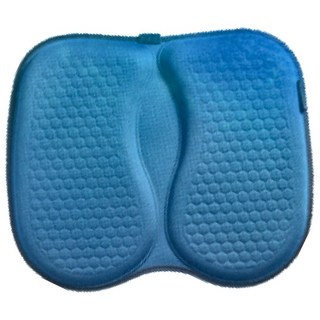西格傢飾 蜂窩凝膠透氣涼感汽車坐墊 約40x35x2cm 聚酯纖維, 深邃藍, 1個