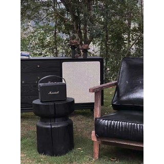 블랙 통원목 소파 통나무 펜션, 1개, 모래시계 L32xH45cm