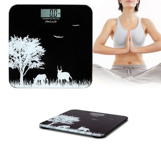 슬림 전자 디지털 체중계 몸무게 측정기 가벼운 디스플레이 가정용, 1개