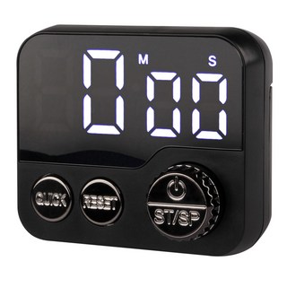 타이머 요리 쿠킹 주방 스톱워치 초시계, 1개, 다이얼퀵타임타이머블랙