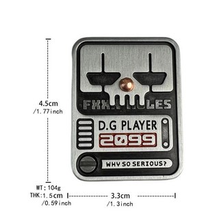 三層鬼頭撲克推磁鐵指尖陀螺牌減壓玩具, 1個, 2099三层鬼头