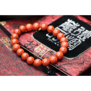 德榕藏品 南紅瑪瑙 8mm 圓珠手鍊