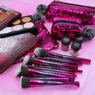 現貨出清! bh cosmetics Royal Affair限量組合系列 唇膏組/打亮組/眼影組/刷具組, 1個, 眼影鬆粉組, 眼影鬆粉組