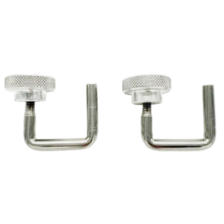 캠피넬 캠핑 U자형 IGT 커넥션 후크 스노우피크 호환, 2개, 실버