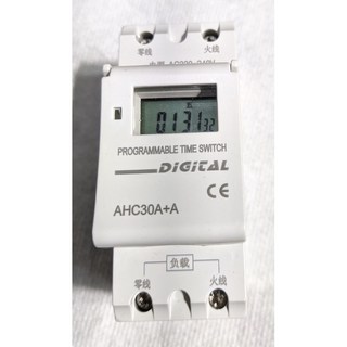 電子定時器 電能熱水器定時器 定時開關 25A 220V 十六段定時 停電補償 馬達可用, 1個